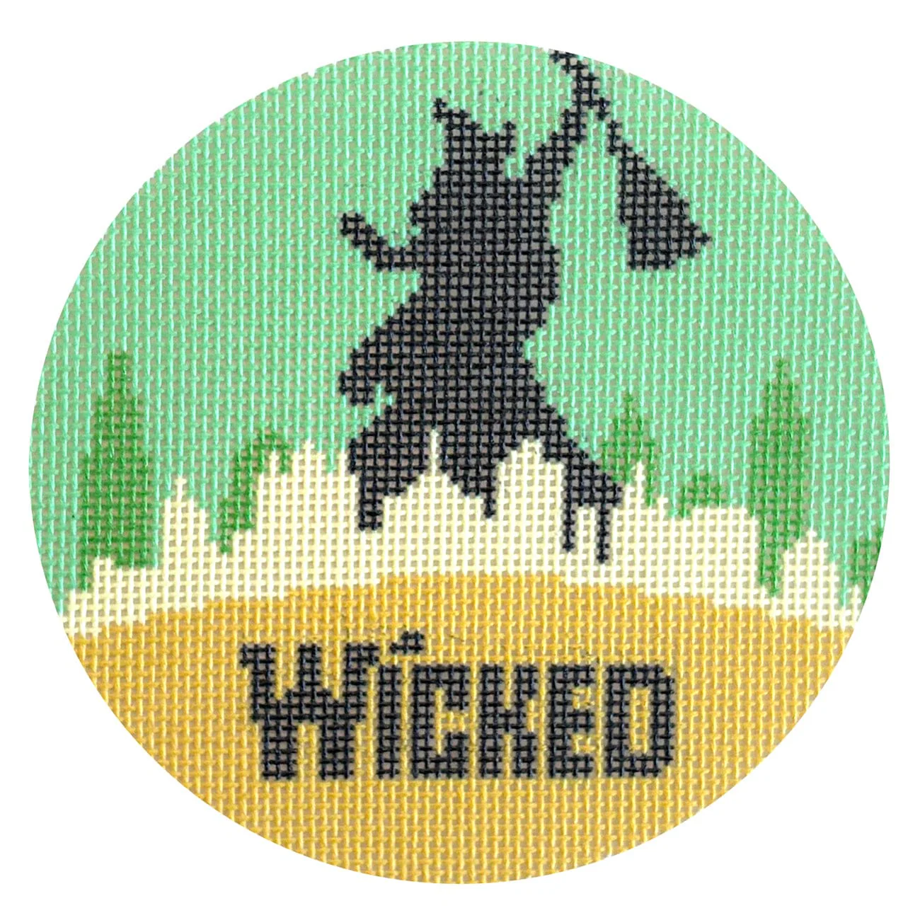 Wicked Witch on Green Round