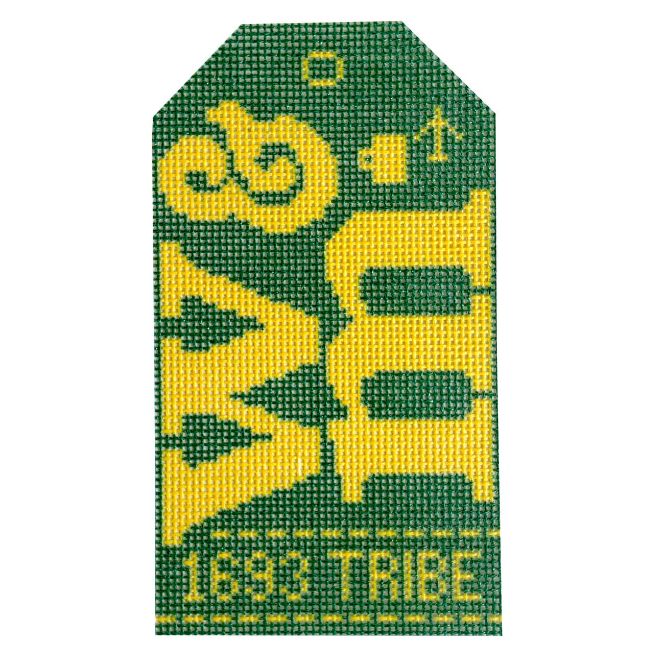 William and Mary Collegiate Retro Travel Tag