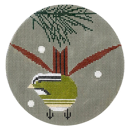 Winter Blackheaded Grosbeak Ornament
