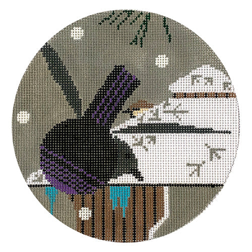 Winter Purple Martin Ornament