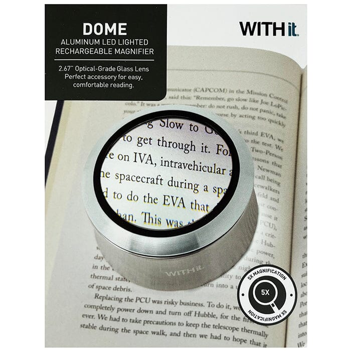 WITHit Lighted Dome Magnifier