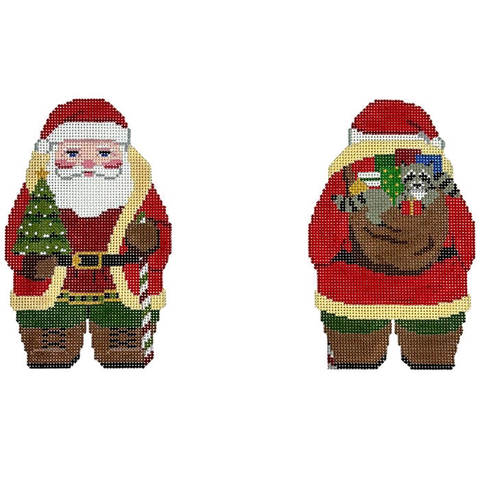 Woodsman Santa, 2 Sided on 13