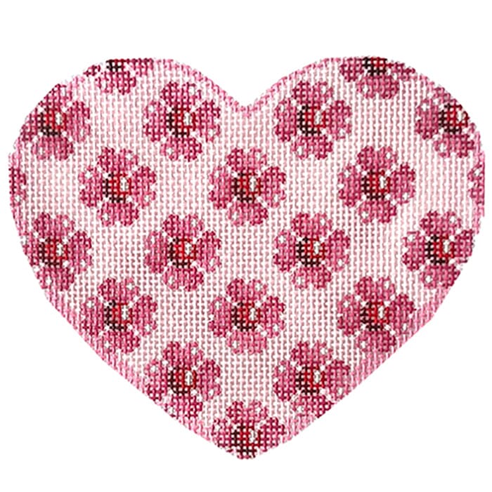 Heart Flower Repeat Large Heart