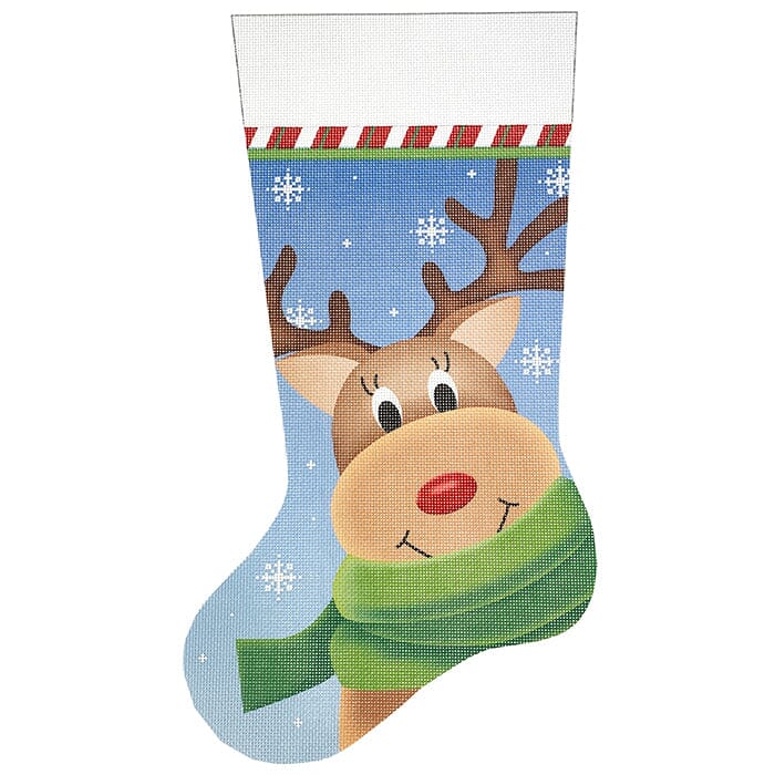 Wrapped Up Reindeer Stocking