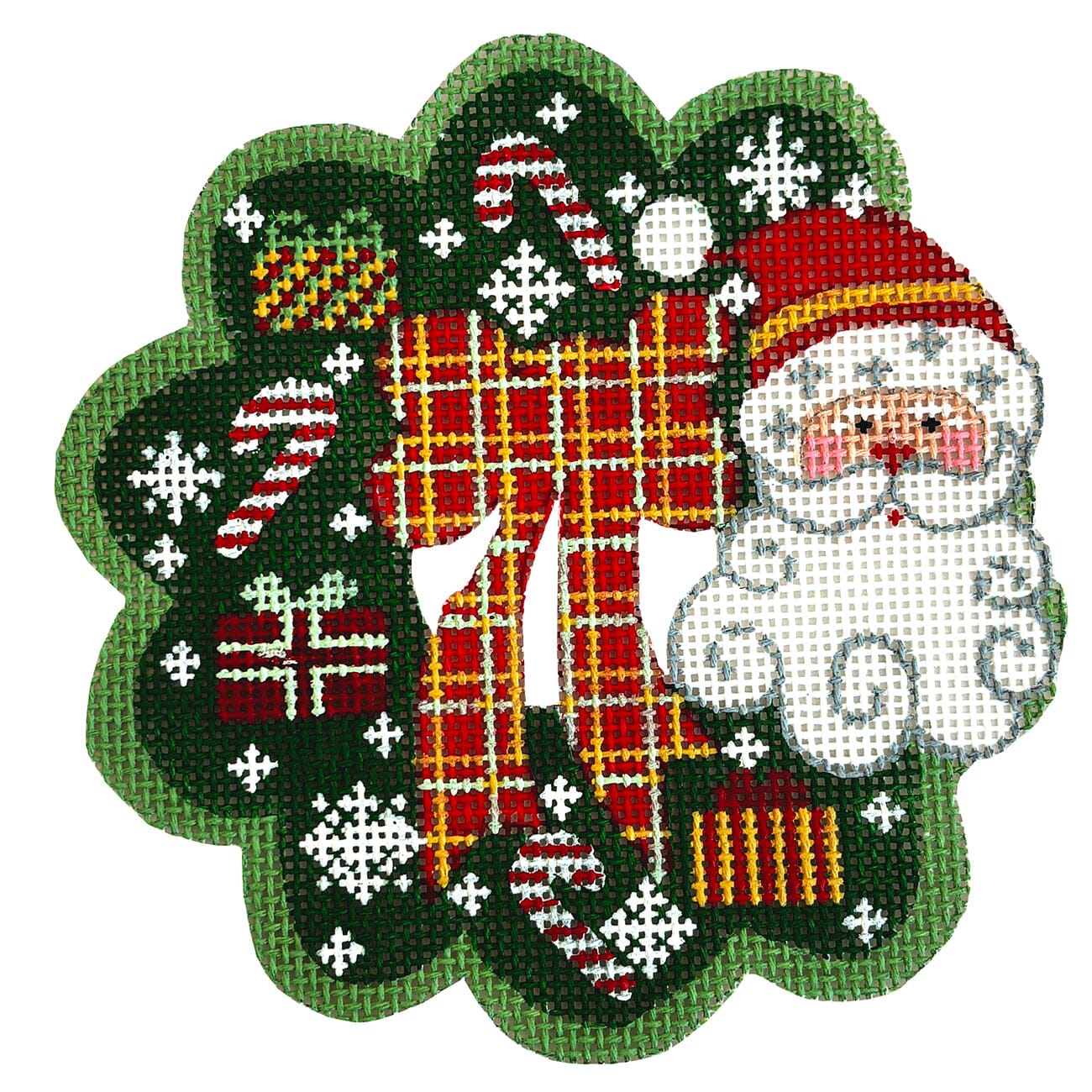 Wreath Ornament- Santa