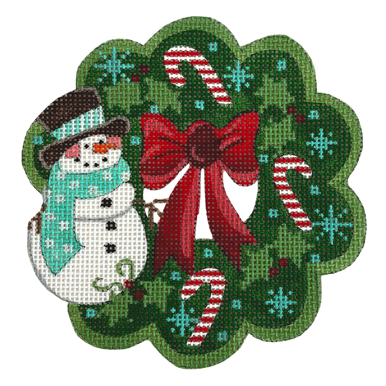 Wreath Ornament- Snowman