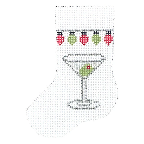 Xmas Martini Mini Stocking