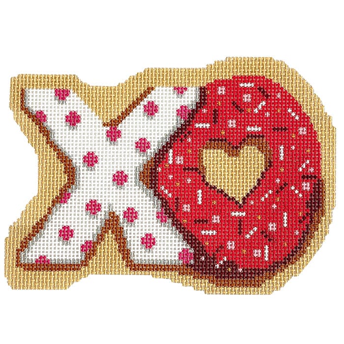 XO Cookie with Stitch Guide