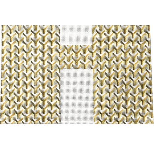 Y Pattern Clutch - Tan