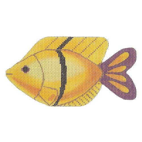 Yellow and Purple Tail Fish