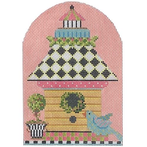 Yellow Clapboard Birdhouse