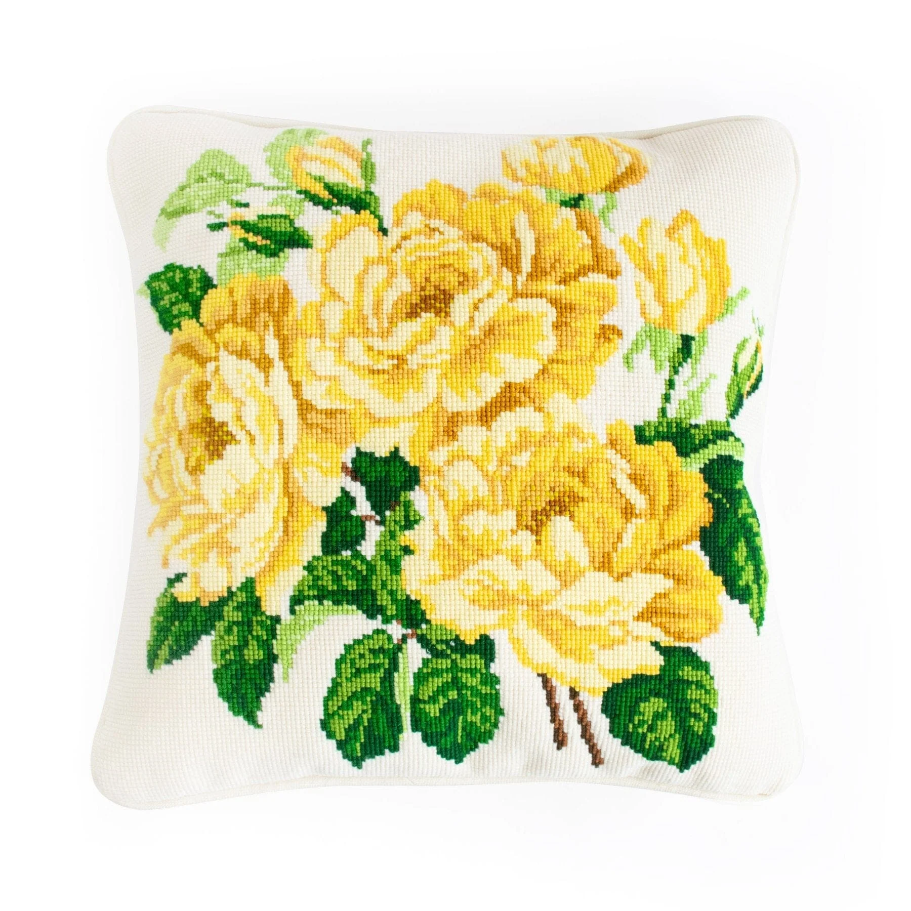 Yellow English Rose Needlepoint Kit - Image 15