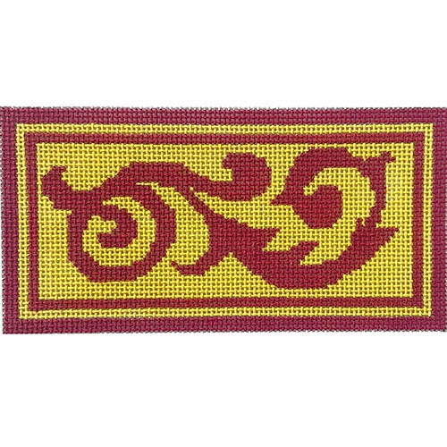Yellow & Fuchsia Swirl Eyeglass Case