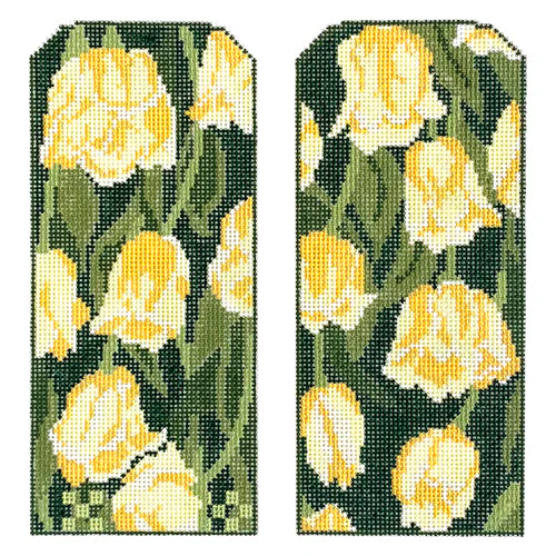 Yellow Tulips Eyeglass Case 18 mesh