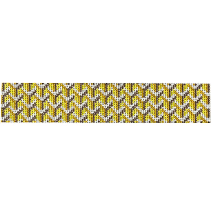 Yellow Y Pattern Keychain