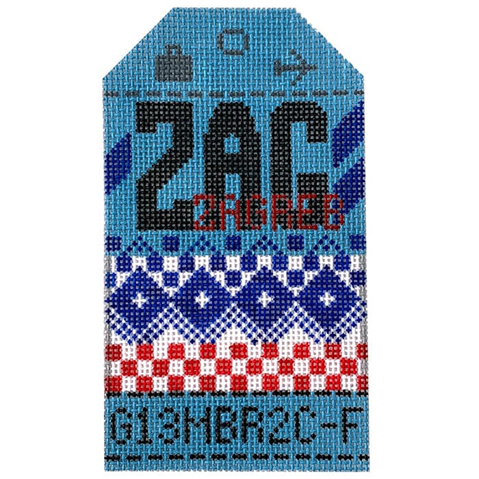 Zagreb ZAG Retro Travel Tag