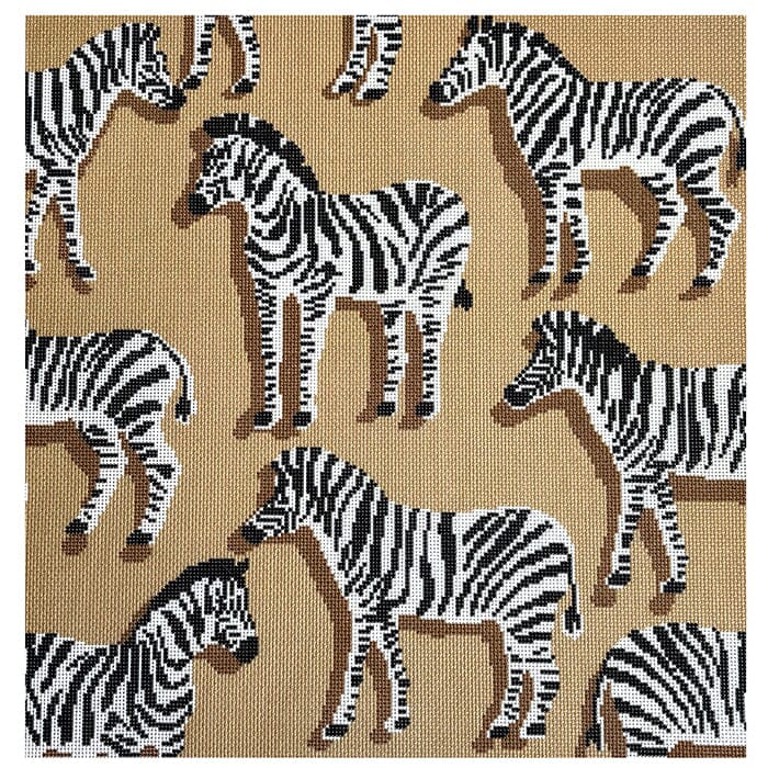 Zebra Pillow Tan
